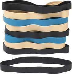 Rubber Bands Size#107 Heavy Duty Big Wide rubber band Black,blue,light brown