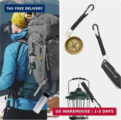 Paracord Keychain Carabiner Key Chain Lanyard Braided with Aluminum Clip D