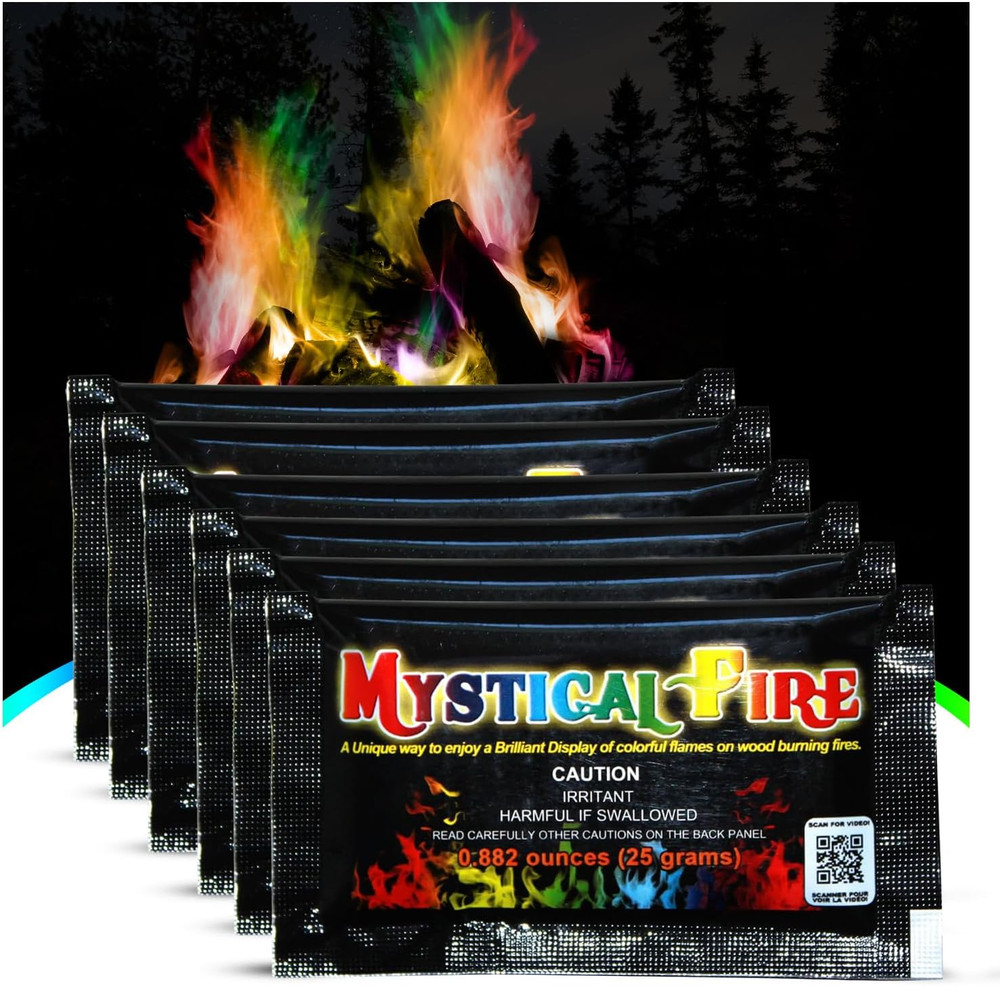 Mystical Fire Color Changing Packets – Colorful Fire Changer Packets 50Pk | 50-P