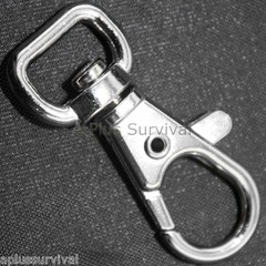 100 Pack Swivel Clip Snap Hook 3/8″ Paracord Leashes Lanyard Bracelet Keychains