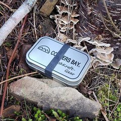 BushKraft­­™ Tinderbox Charring and Storage Tin – Standard Size
