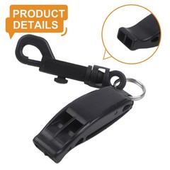 Camping Hiking Survival Whistle with Secure Lanyard Opening for Easy Carry