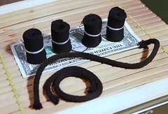 Charcloth & Char Rope Combo – bushcraft outdoor survival, char cloth charcord