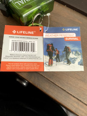 Lifeline Weather Resist Survival Kit Carry Case