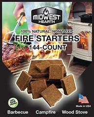 Fire Starter Squares Quick-Light Non-Toxic (144-count)