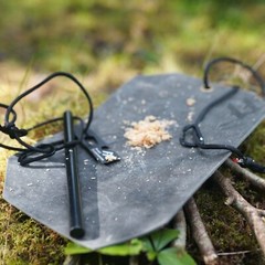Forest Fundamentals™ Artisan Fire Mat | Handmade Genuine Leather | Fire-lighting