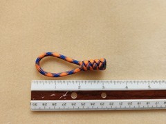 4 Pieces of Grapewine 550 Paracord Zipper Pull Snake knot HANDMADE IN THE USA