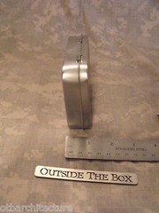 Emergency/Survival Metal Tin w/Hinged Lid: Medium Size, EDC, Mini-Kits