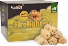 108 pcs Fire Starters Natural Charcoal Fire Starters Super Fast Lighting Perfect