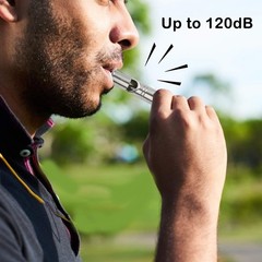 Whistle Emergency,Titanium Whistle Necklace Keychain Loud up to 120db,Emergen…