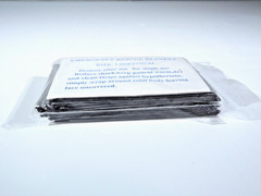 Emergency Rescue Blanket – 130 x 210 cm – Silver – Single Use – Survival