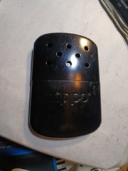 Zippo Hand Warmer Black Reusable Pocket Heater With Lid Pre-Owned