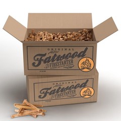 Pure Garden Fatwood Fire Starter Sticks 10lb – All Natural Pine