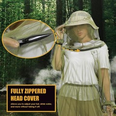 6-Piece Lightweight Mosquito Suit: Full Body Protection for Adventures Outdoors