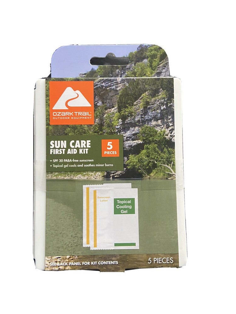 2 Ozark Trail Sun Care First Aid Kits New