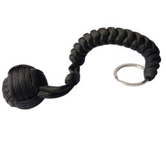 Paracord Monkey Fist Style Keychain Outdoor Hiking Accessory