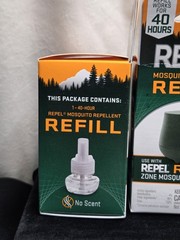 4 Pack Repel Realm Zone Mosquito Repellent Refill 40 Hours 0.19 oz