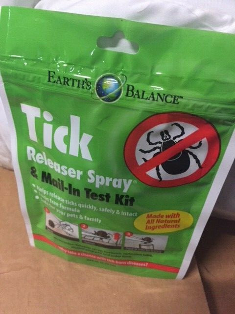 Marshall Earth’s Balance Tick Releaser Spray Remover & Mail-In Test Kit TRS-718