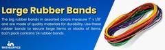 Large Big Rubber Bands, 24/Pack