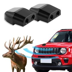 2PCS Black Deer Whistles for Car – Automotive Deer Warning Devices – 2PCS