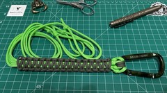 Paracord Small Game Tote Carrier Strap Army Green & Green
