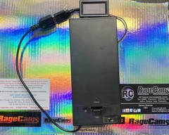 4D Battery Case USB Power Pack+Volt Meter For Ozark Trail LED Tent Camping Light