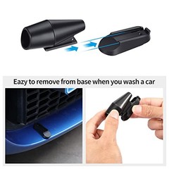 10 Pcs Deer Whistles for Car Deer Whistles for Vehicles Horns Avoids Black