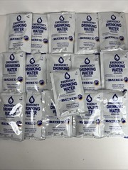 Exp. 7/2030 Emergency Drinking Water Lot of (16) by Datrex, 4.227 FL. OZ.