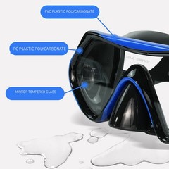 Diving Essentials Set Adjustable Mask Reliable Dry Top Snorkel and Fins