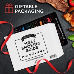 Meat Temperature Magnet & BBQ Smoker Guide – Smoker & Pellet Grill Accessorie…