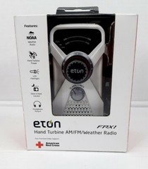ETON FRX1 Hand Turbine AM FM Weather Analog Radio New Glow in Dark