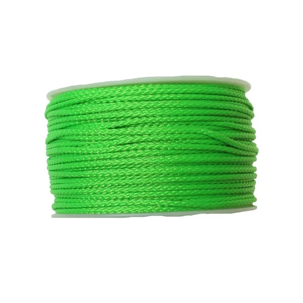 Micro Cord Neon Green 125 FT USA MADE & SELLER same day shipping