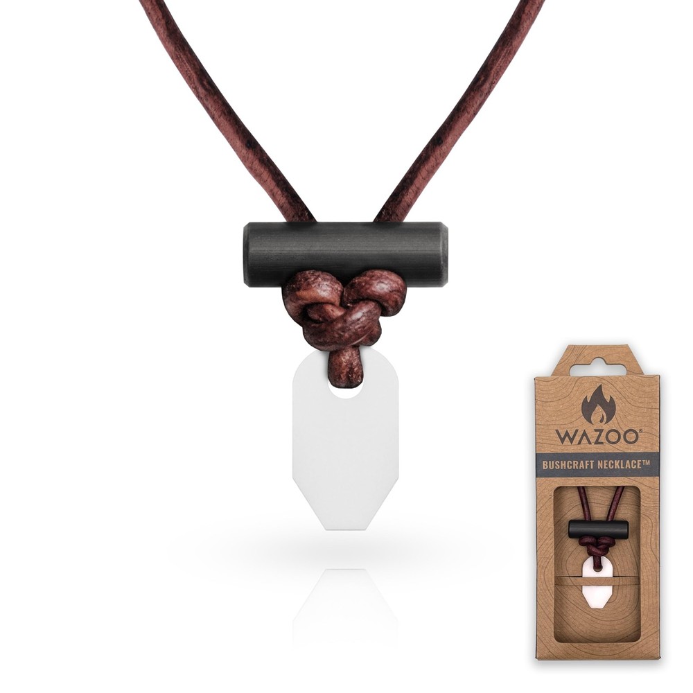 Wazoo The Bushcraft: The Original Fire Starter Necklace – Usa Handcraf