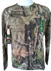 Mossy Oak Camo Shirt Small 34/36 Mens Camouflage Top Long Sleeve Hunting Clothes