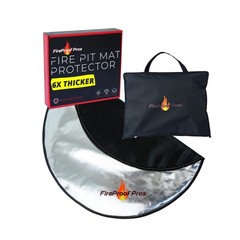 Fireproof Pros 36″ Fire Pit Protector for Deck or Patio, Thick … Fast USA SHIP