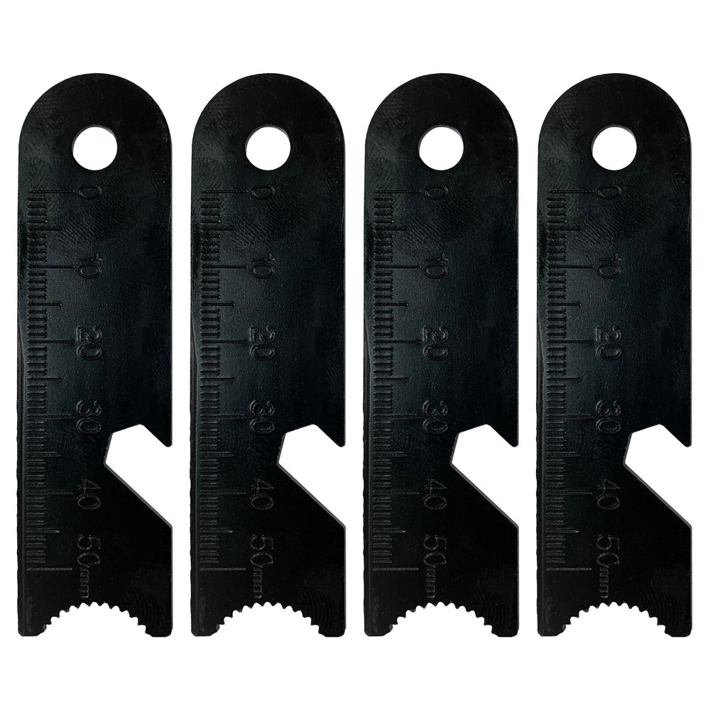 4PCS Ferro Rod Strikers | Bottle Opener Fire Steel Striker & Tinder Scraper