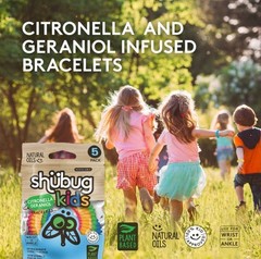 Shubug 5pk Kids Insect RepellentCitronella Bracelet