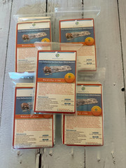 Emergency Blankets, Set of 5, Heat Reflective Survival Mylar Space Blankets