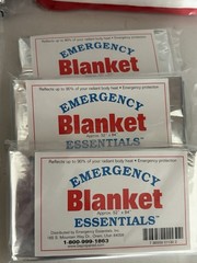 Emergency Survival Blankets (10 MayDay) (9 Mylar Rescue Blanket