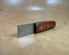 Bushcraft Striker Firesteel Scraper For Ferro Rod Carbon Steel Dymondwood Handle
