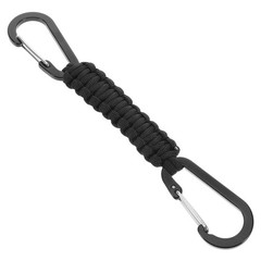 Aluminum Alloy Paracord Keychain For Camping And Hiking 1Pcs 7.9×1.2×0.2In