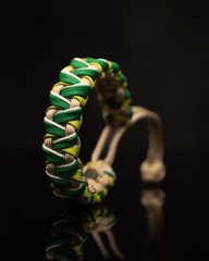 Demon Slayer Wind Hashira Adjustable Paracord Bracelet 7 And A Half Inches.