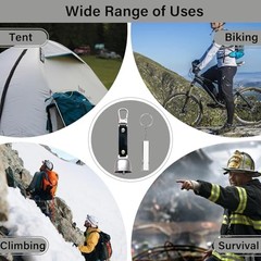 Bear Bell with Magnetic Silencer|Bear Bells for Hiking & Camping|Bear Silver