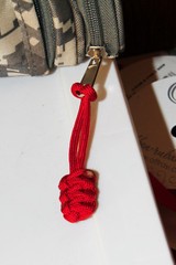 Set of four(4) Paracord Zipper Pulls You Choose the Color
