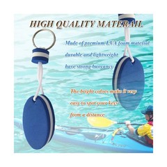Floating Keychain for Boat Keys Float Buoy Boat Key Rings 2PCS Oval Shaped Fo…
