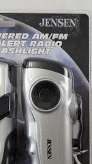 Jensen Self Powered AM/FM Weather Band Radio And Flashlight MR-550DF NOAA