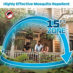 Thermacell Mosquito Repellent Patio Shield Midnight 15 Ft Zone