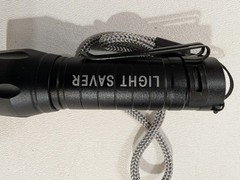 Light Saver LED Tactical Flashlight, USB Rechargeable, Waterproof, Ultra Compact