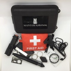 Survival Kit with case and first aid kit