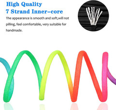 18 Colors 10Feet Paracord Kit- Multifunction Paracord Ropes Combo Craft Kit for